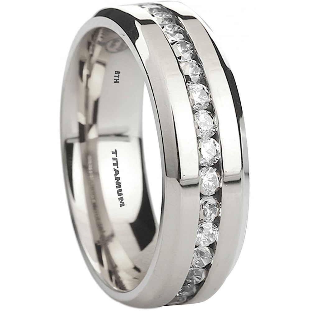 Beautiful mens rings collection 3 titanium rings for