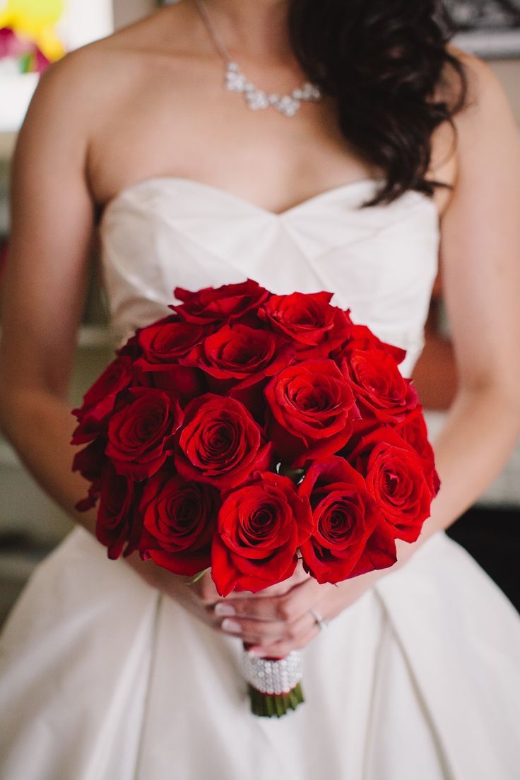 Red Rose Bridal Bouquet Ideas References