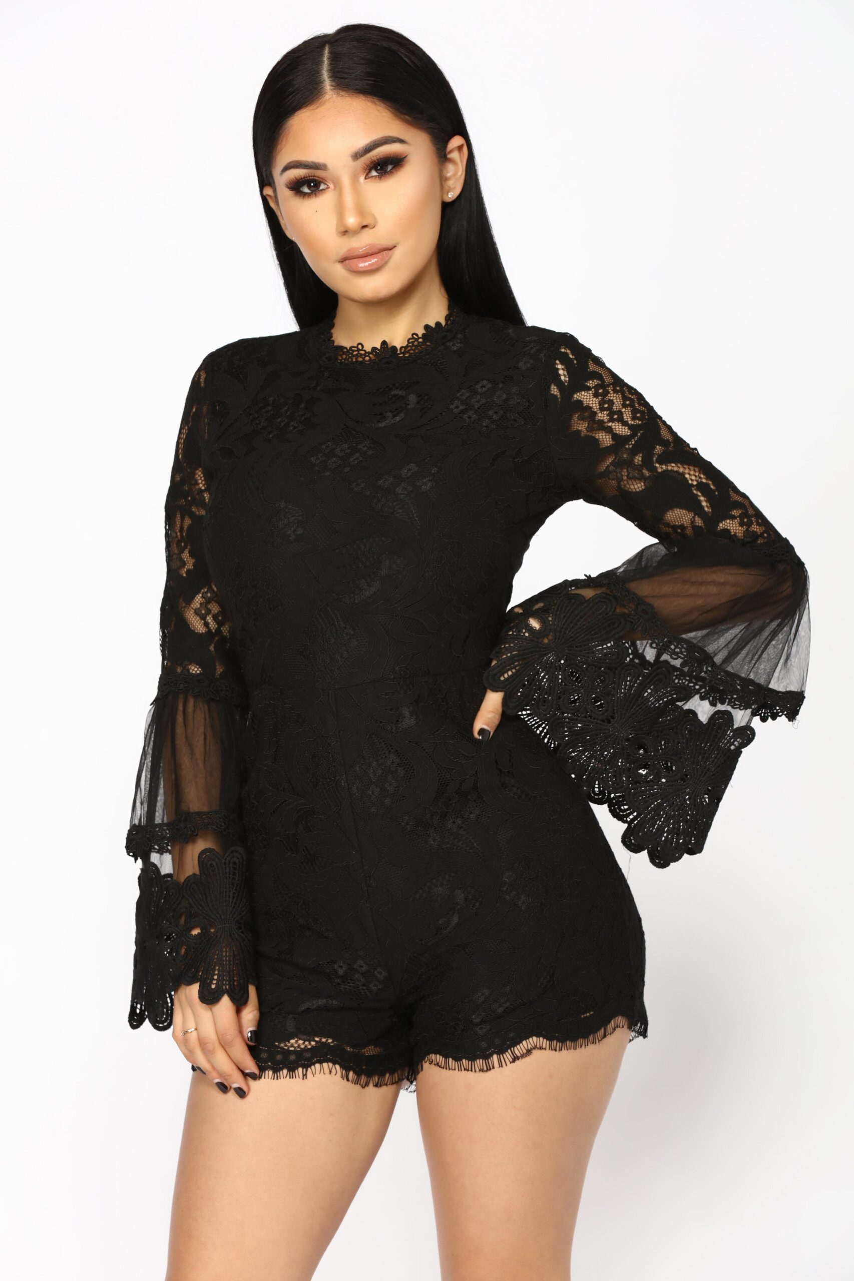 Black Romper Dress Short 2021