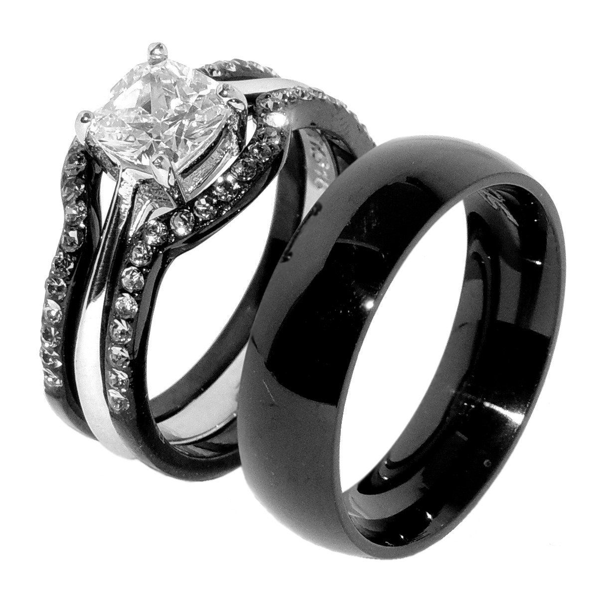 Cheap Wedding Rings Sets Amazon 2021